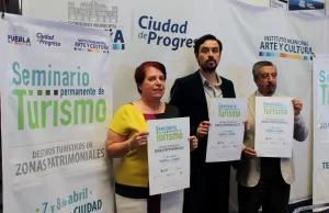 Invitan la BUAP y el IMACP al Seminario de Turismo