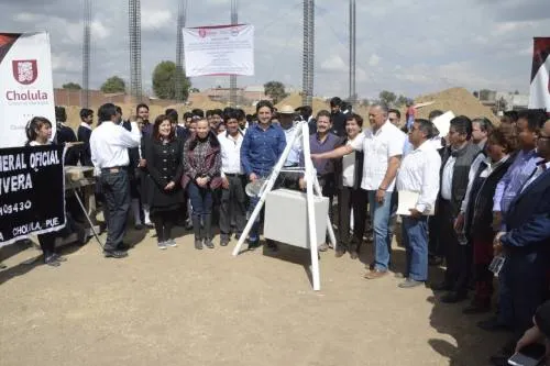 Inicia gobierno de San Pedro Cholula construcción de bachillerato en Cuachayotla