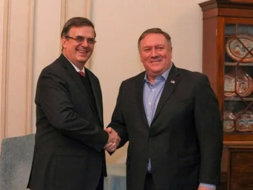 Ebrard se reúne con Pompeo en busca de ‘buena relación’ México-EU