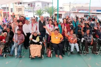 Entrega SEDIF Puebla aparatos rehabilitatorios para 25 municipios de Sierra Nororiental