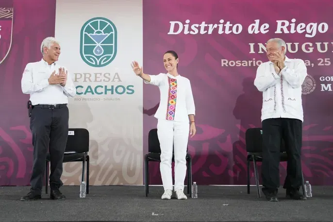 "Vamos a seguir apoyando a Sinaloa": Claudia Sheinbaum refrenda su compromiso a favor del desarrollo en el norte del país