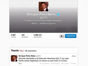 Peña Nieto se suma a felicitaciones al Tri Sub-17