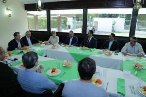 Revisa Diódoro Carrasco estrategias de seguridad con empresarios de Tehuacán