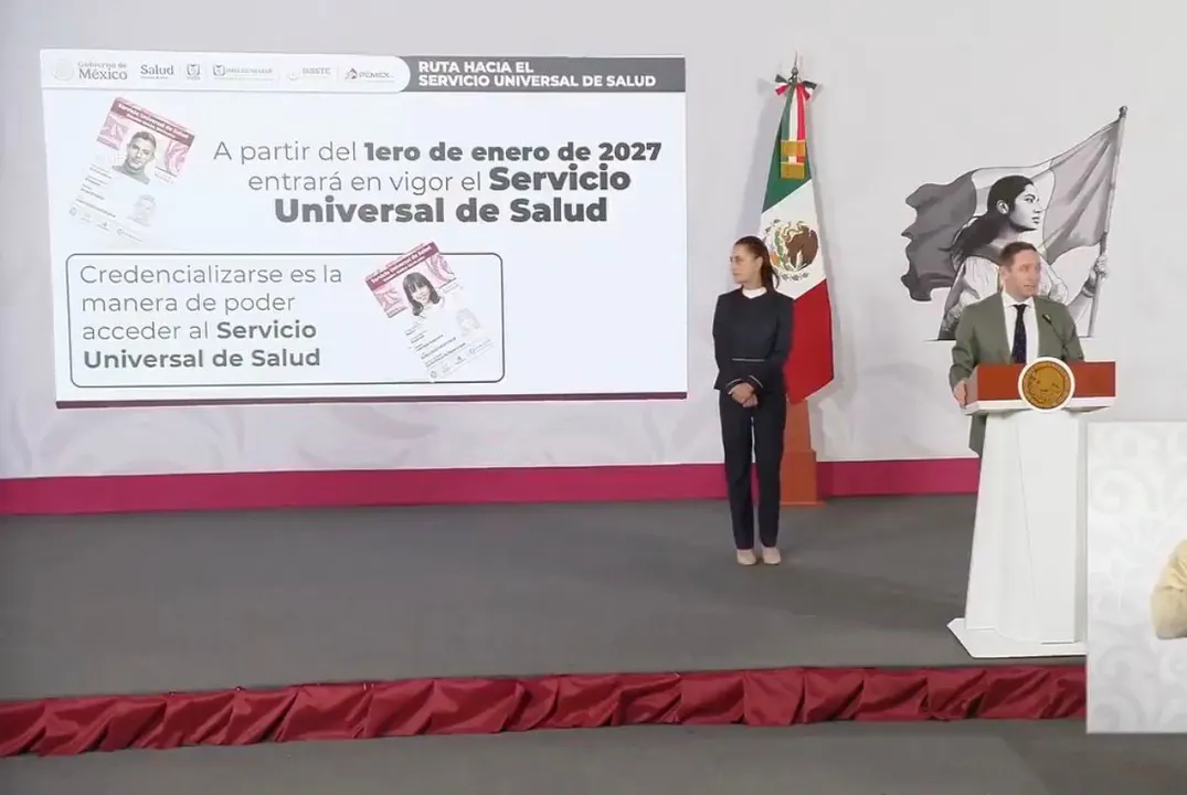 Credencialización del Servicio Universal de Salud entrará en vigor en enero de 2027: SSA