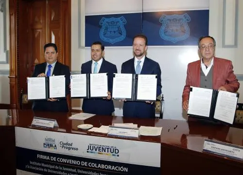 Ayuntamiento de Puebla y universidades suman esfuerzos para formación de estudiantes