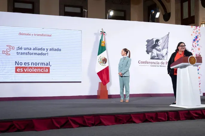Claudia Sheinbaum presenta campaña permanente: ¡Es tiempo de mujeres sin violencia! ¡Súmate y transforma!