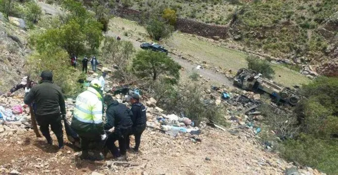 Accidente Bus Bolivia