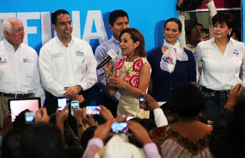 En Puebla, JVM hace un pacto con más de ocho mil mujeres poblanas