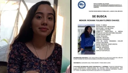 Solicitan apoyo para localizar a Roxana Yuliana Flores Chávez