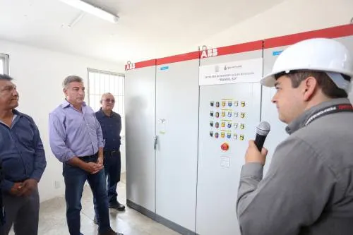 Supervisan rehabilitación de la estación de bombeo de Agua Residual Ramal 5D