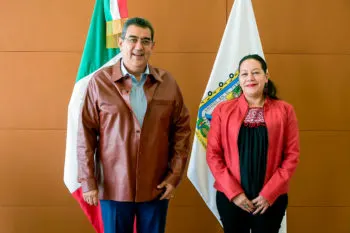 Secretaria federal de Medio Ambiente se reúne con el gobernador en funciones y el gobernador electo de Puebla