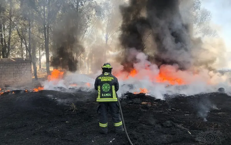 Incendio de pastizales