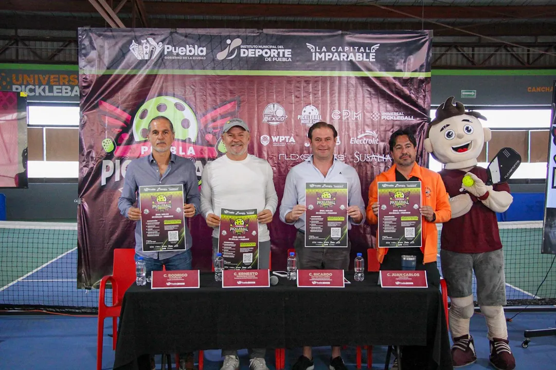 Anuncia gobierno municipal el torneo "Puebla Pickleball Open" con premios de hasta 12 mil pesos