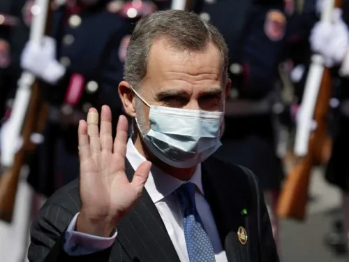 Rey Felipe VI se pone en cuarentena