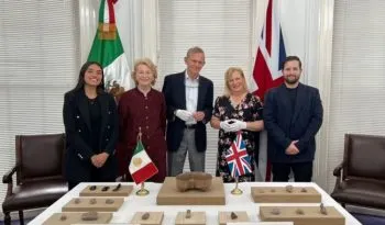 México recupera 19 piezas prehispánicas desde Reino Unido