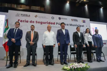 Inauguran autoridades estatales y federales Feria de Seguridad Pública Municipal en Puebla