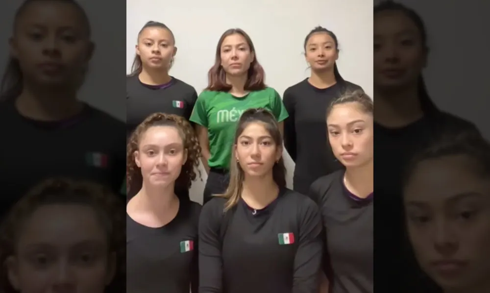 Las chicas de la selección de gimnasia rítmica estaban preparándose para los Juegos Panamericanos en Israel