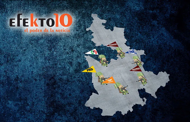 Mapa Geopolitico De Puebla Efekto10