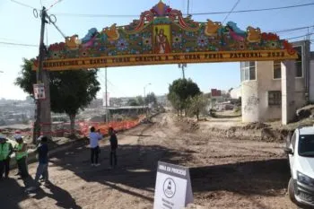 Calle Constitución en Santo Tomás Chautla continuará cerrada por obras de drenaje y pavimentación