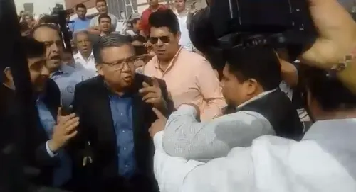 Video: Fiscal en Delitos Electorales del Estado y su equipo fue agredido por grupo Morenista