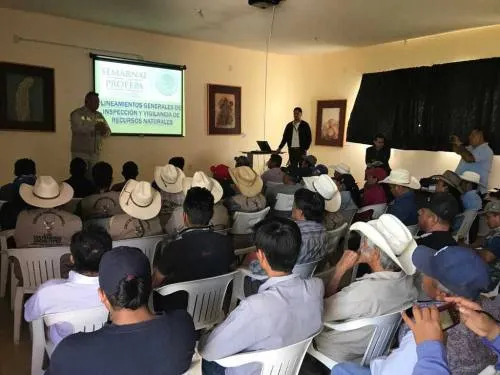 Profepa capacita a comités de vigilancia ambiental participativa en área natural protegida de Puebla