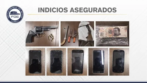 FGE Puebla rescató a víctima y detuvo a tres presuntos secuestradores de Veracruz