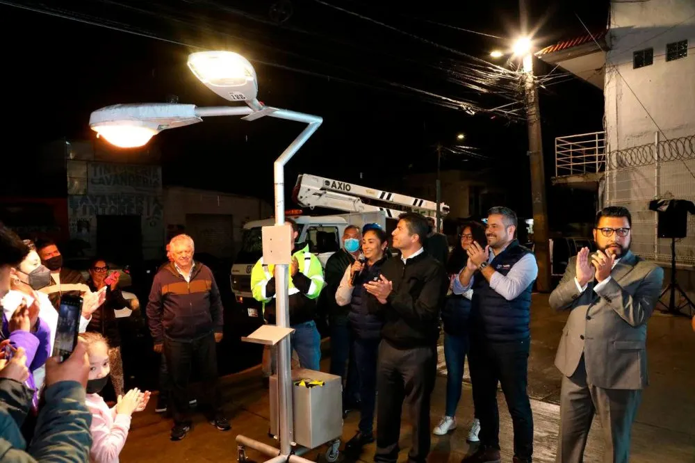 Ayuntamiento Entrega Luminarias Led San Jeronimo Caleras
