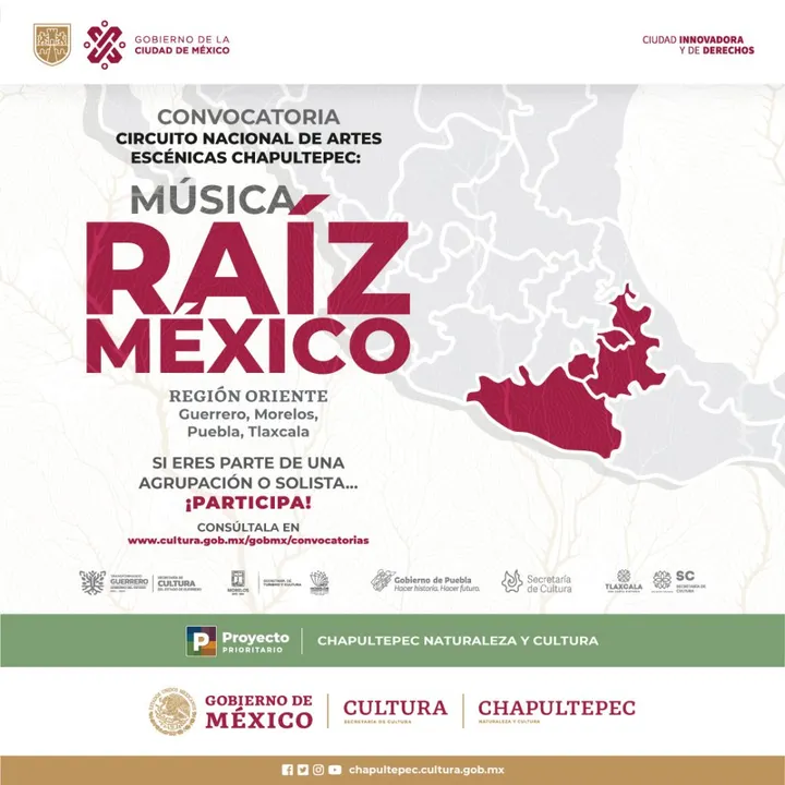 Invita Cultura a participar en concurso “Circuito Nacional de Artes Escénicas Chapultepec”