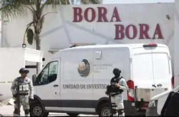 FGE realiza operativo en bar Bora Bora, en Tlaxcala, relacionado con desaparición de personas