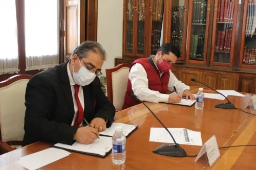 Congreso del Estado firma convenio de colaboración con la Universidad de Oriente