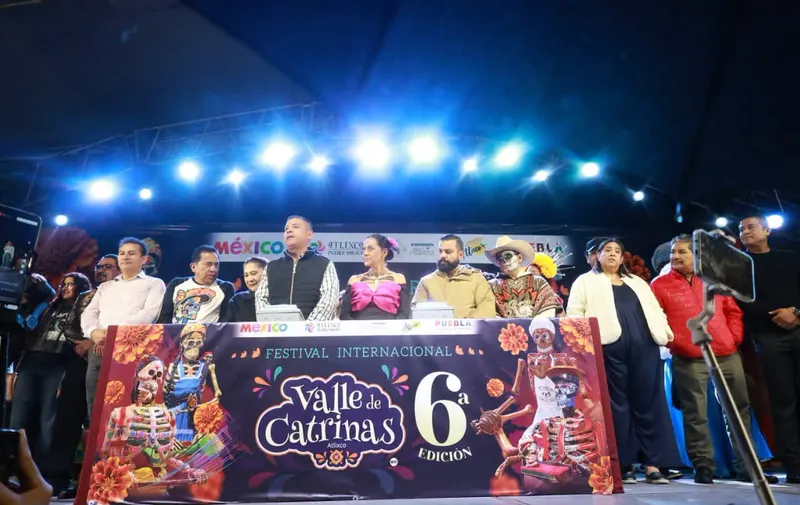 Atlixco inaugura con éxito Festival Internacional Valle De Catrinas ; Ariadna Ayala comparte el mapa