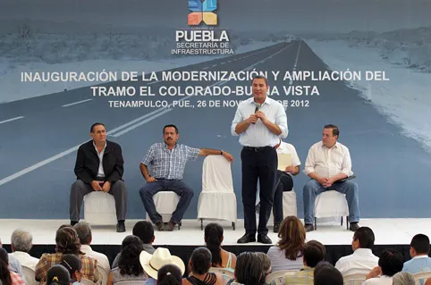Inaugura RMV segunda etapa del camino El Colorado-Buena Vista