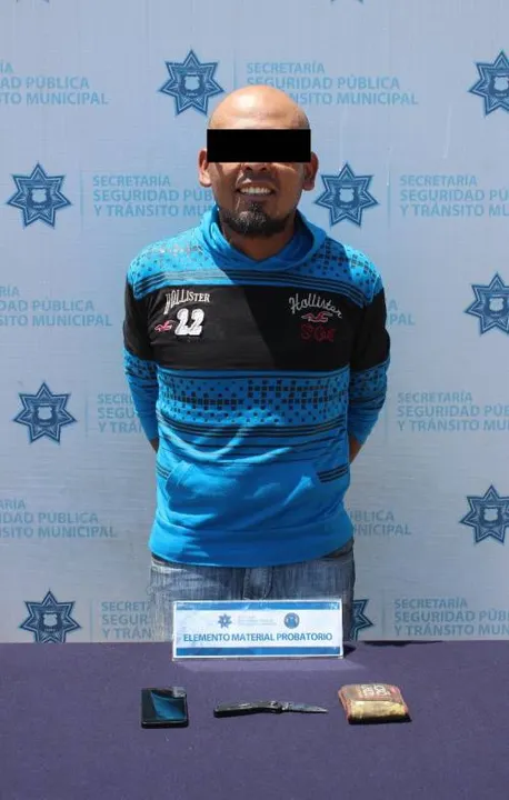Un delincuente más en prisión; la detención corrió a cargo de la SSPTM de Puebla