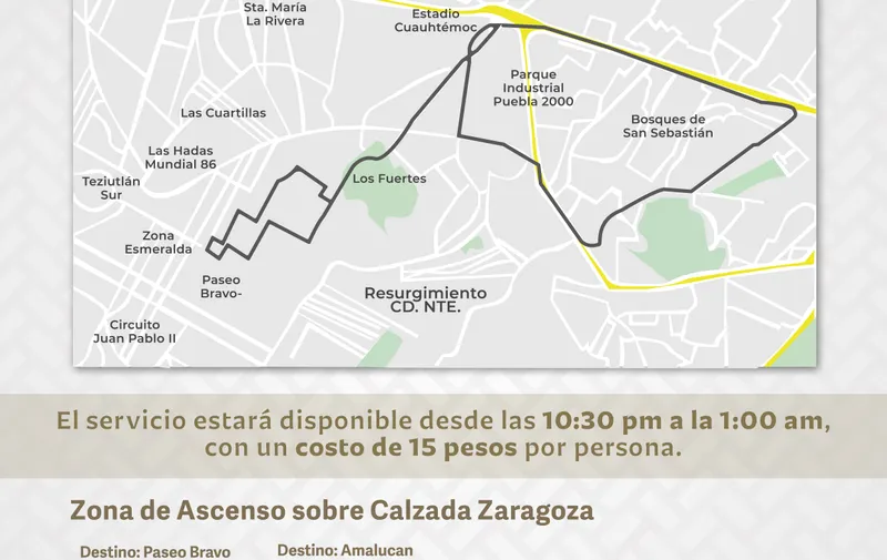 rutas de transporte partido