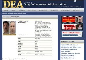 Recompensa de la DEA de 5 mdd. por ?El Chapo?
