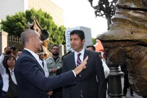 Inauguran muestra de Estructuras Monumentales, obra de Javier Marín
