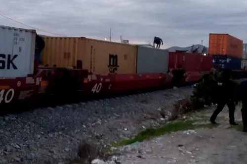 Asaltan tren en Cañada Morelos