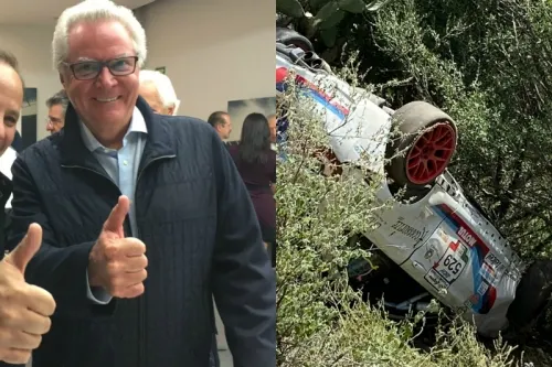 Lalo Henkel sufre accidente durante Carrera Panamericana 2019