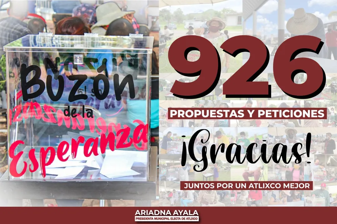 Seguridad, obra pública y bienestar son las principales peticiones de atlixquenses