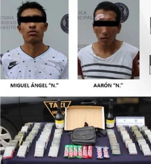 Detiene SSPTM de Puebla a dos probables asaltantes de tiendas oxxo; ya se encuentran en prisión