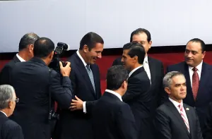 RMV asiste al mensaje del tercer informe de Peña Nieto