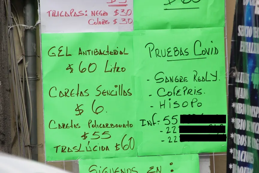 A la venta, pruebas COVID ‘patito’ y exprés en Puebla