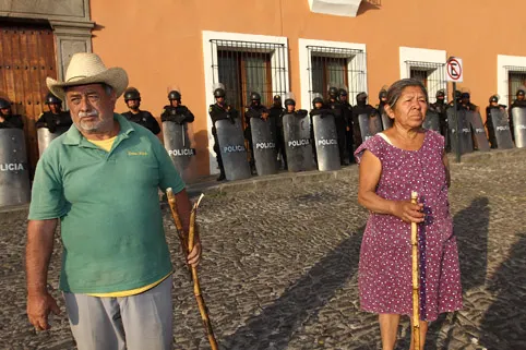 SGG media en conflicto en Tenango de las Flores