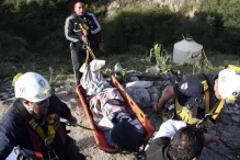 Aparatosa volcadura en Valsequillo deja un muerto y seis heridos