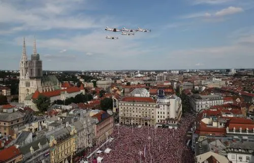 Recibimiento de campeón para Croacia