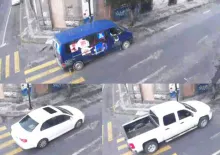 CERI capta imágenes de camionetas usadas en robo de casilla