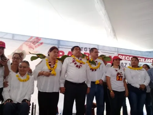 Barbosa Huerta cerrará campaña con más de 100 mil personas en la Plaza de la Victoria