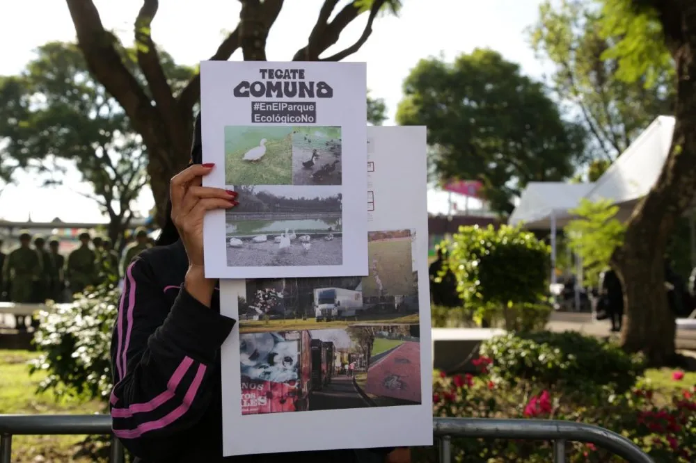 Manifestación Tecate Comuna