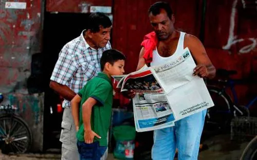En protesta, La Prensa de Nicaragua publica su portada en blanco
