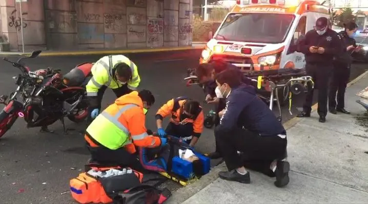 Dos motociclistas se accidentaron en Puente de Xonacatepec